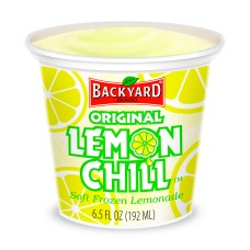 Backyard ORIGINAL LEMON CHILL 6 OZ - soft frozen lemonade